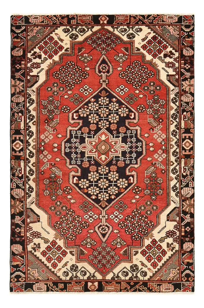 Persisk teppe - Nomadisk - 202 x 128 cm - rød