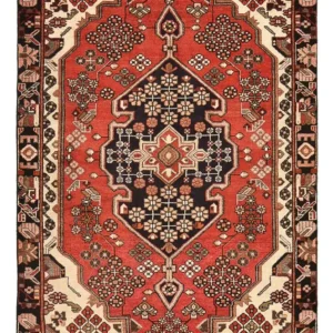 Persisk teppe - Nomadisk - 202 x 128 cm - rød