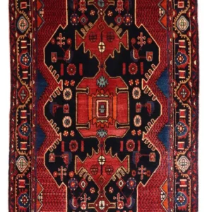 Persisk teppe - Nomadisk - 202 x 138 cm - svart