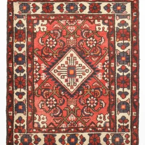 Persisk teppe - Nomadisk - 80 x 66 cm - rød