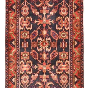 Persisk teppe - Nomadisk - 205 x 131 cm - flerfarget