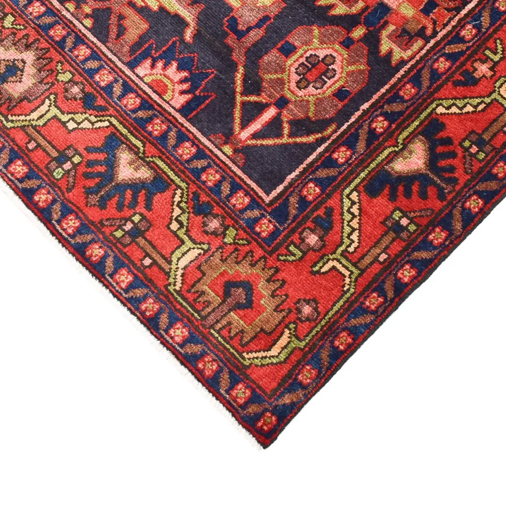 Persisk teppe - Nomadisk - 205 x 131 cm - flerfarget