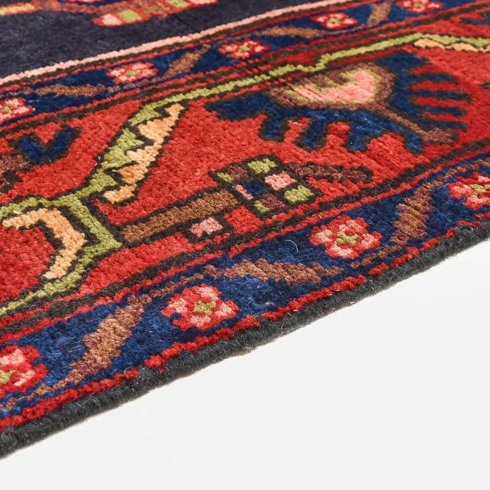 Persisk teppe - Nomadisk - 205 x 131 cm - flerfarget