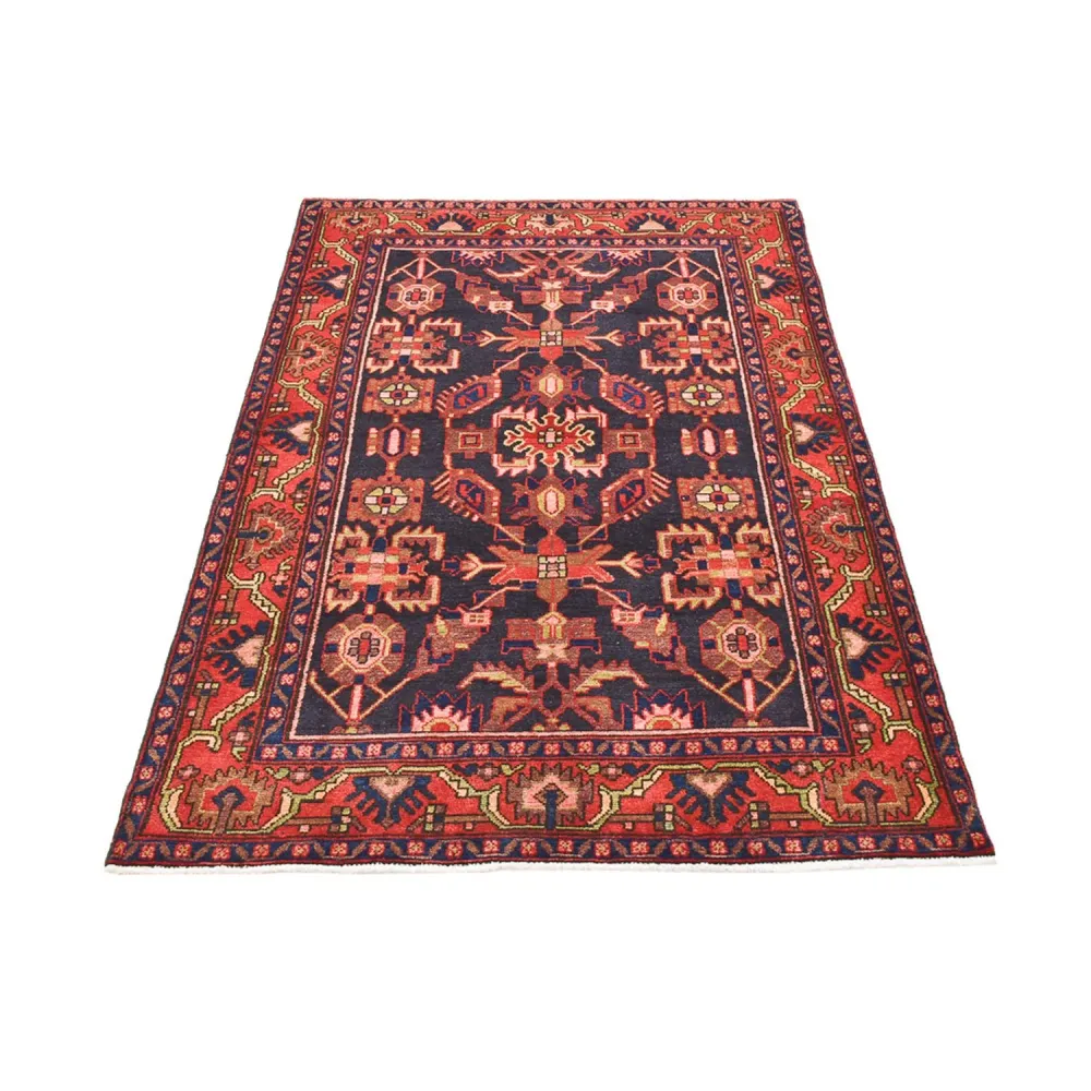 Persisk teppe - Nomadisk - 205 x 131 cm - flerfarget