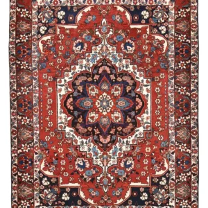 Persisk teppe - Nomadisk - 205 x 142 cm - rød