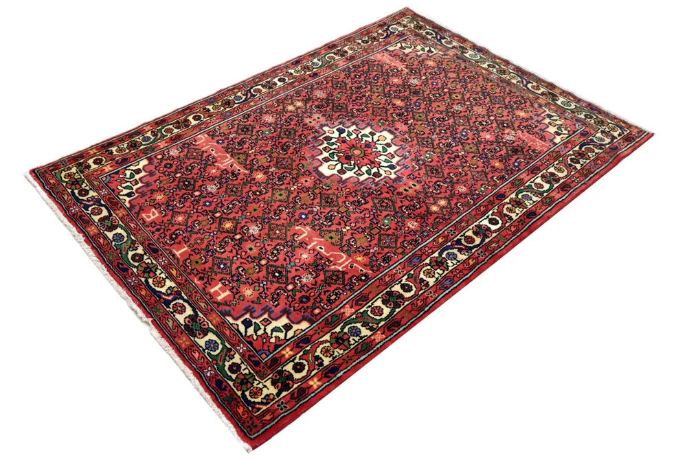 Persisk teppe - Nomadisk - 205 x 145 cm - rød