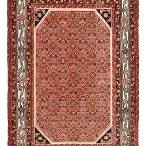 Persisk teppe - Nomadisk - 206 x 132 cm - lys rød
