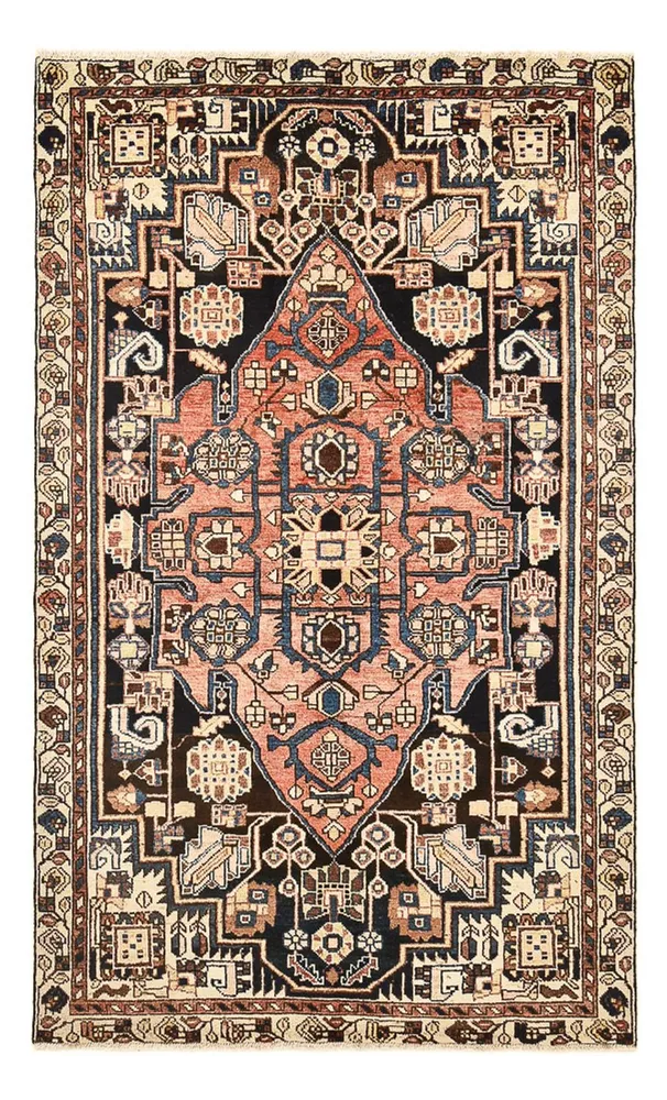 Persisk teppe - Nomadisk - 207 x 127 cm - lys rød