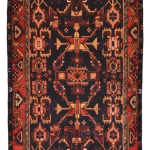 Persisk teppe - Nomadisk - 207 x 130 cm - mørkeblå