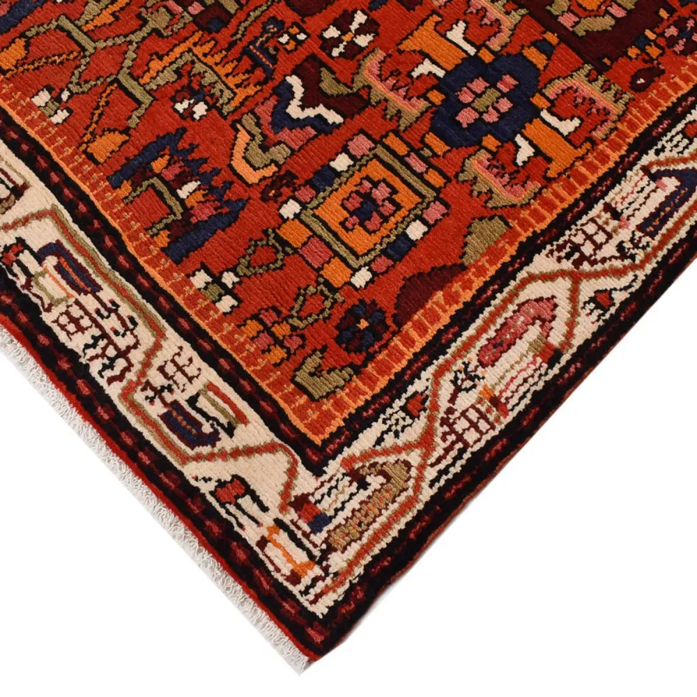Persisk teppe - Nomadisk - 209 x 139 cm - flerfarget