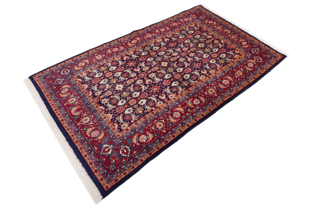Persisk teppe - Nomadisk - 210 x 135 cm - flerfarget