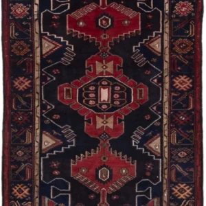 Persisk teppe - Nomadisk - 210 x 140 cm - flerfarget
