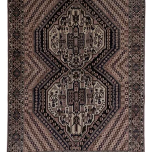 Persisk teppe - Nomadisk - 210 x 152 cm - mørk beige