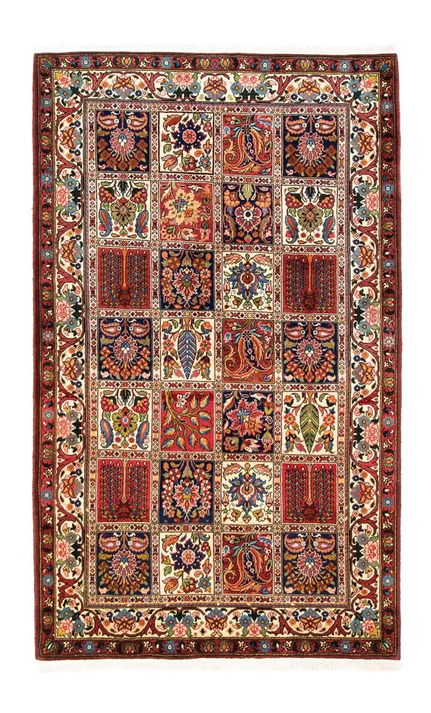Persisk teppe - Nomadisk - 212 x 130 cm - flerfarget