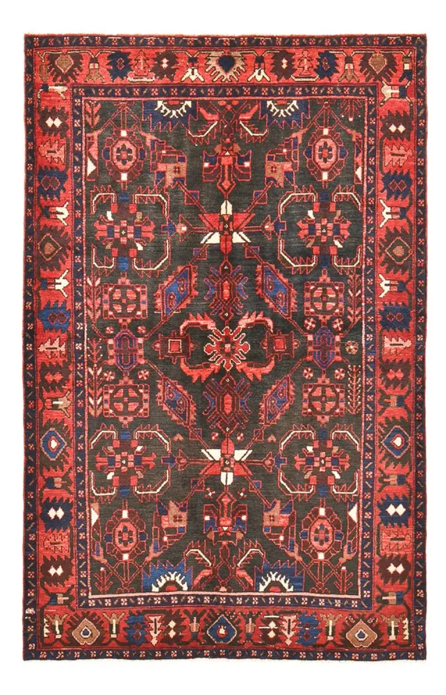 Persisk teppe - Nomadisk - 212 x 139 cm - rød