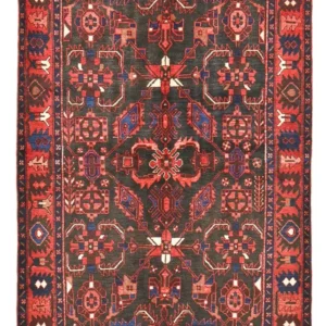 Persisk teppe - Nomadisk - 212 x 139 cm - rød