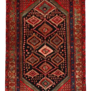 Persisk teppe - Nomadisk - 217 x 138 cm - svart