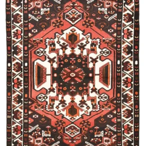 Persisk teppe - Nomadisk - 218 x 165 cm - flerfarget