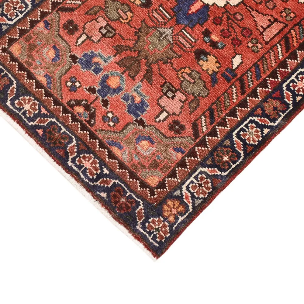 Persisk teppe - Nomadisk - 87 x 53 cm - rød