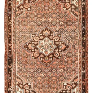 Persisk teppe - Nomadisk - 220 x 156 cm - lys rød
