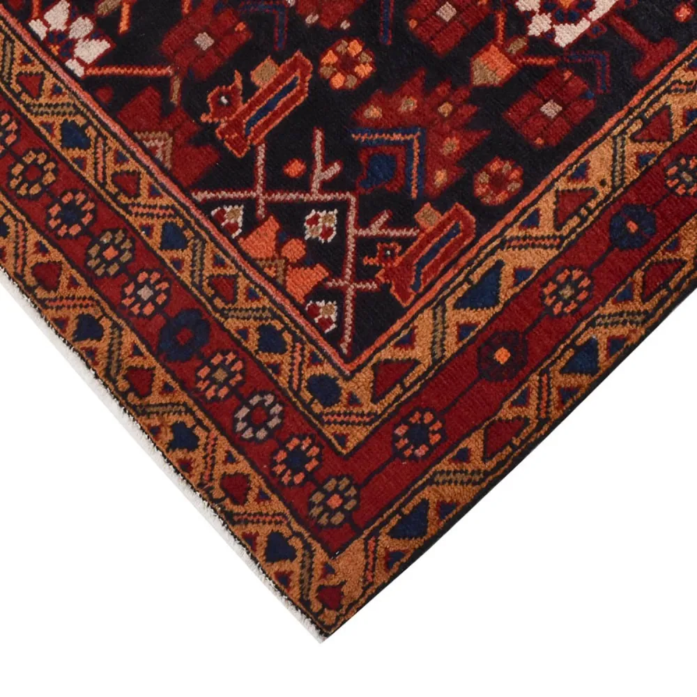 Persisk teppe - Nomadisk - 224 x 133 cm - flerfarget