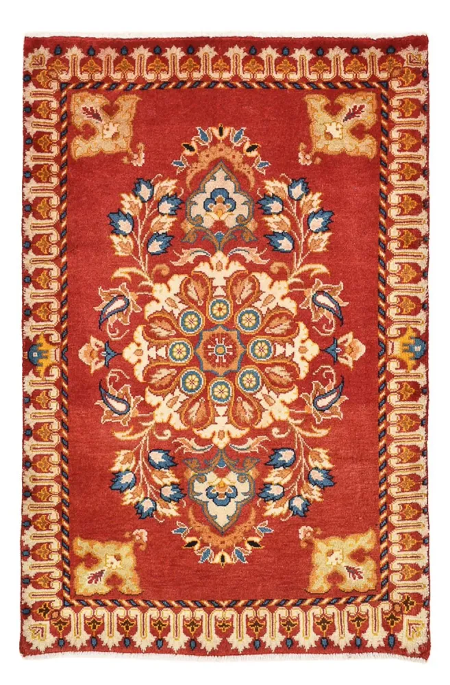 Persisk teppe - Nomadisk - 93 x 64 cm - rød