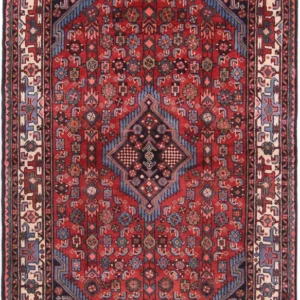 Persisk teppe - Nomadisk - 225 x 130 cm - mørk rød