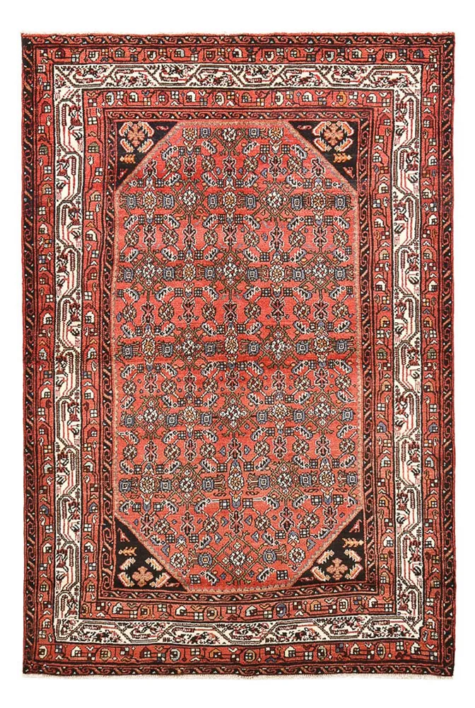 Persisk teppe - Nomadisk - 227 x 150 cm - lys rød