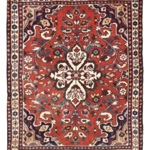 Persisk teppe - Nomadisk - 76 x 61 cm - rød