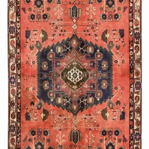Persisk teppe - Nomadisk - 237 x 155 cm - lys rød