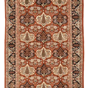 Persisk teppe - Nomadisk - 238 x 138 cm - flerfarget