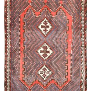Persisk teppe - Nomadisk - 241 x 180 cm - rust
