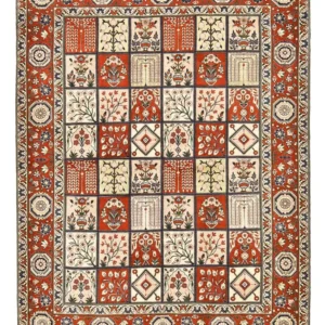 Persisk teppe - Nomadisk - 241 x 181 cm - flerfarget