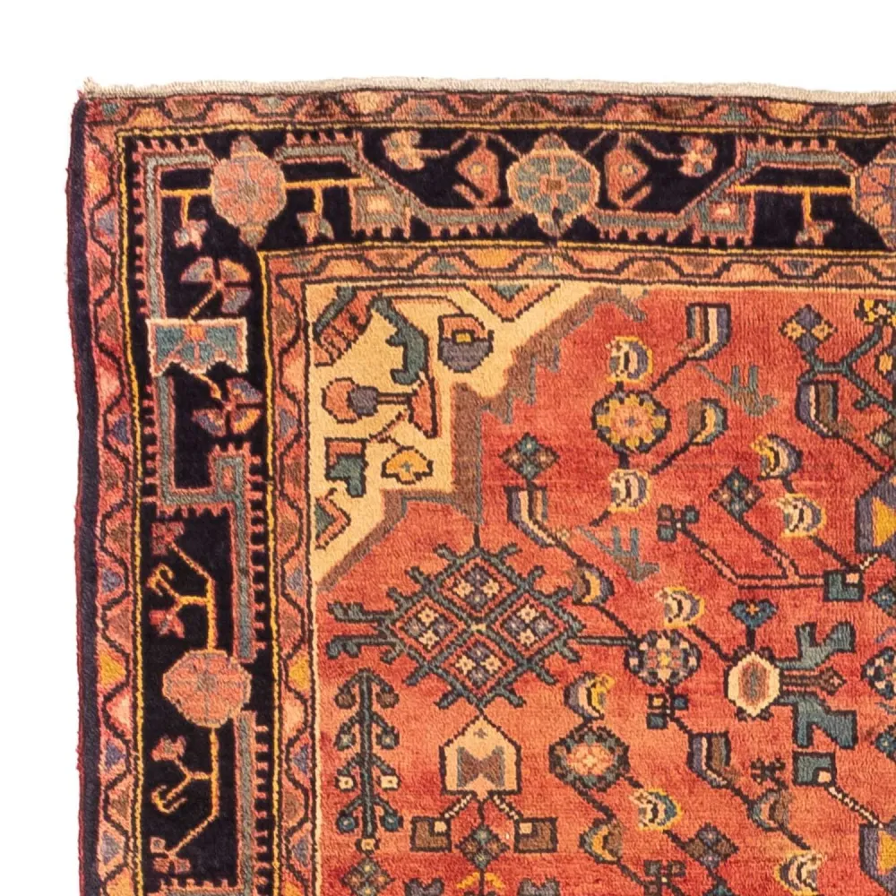 Persisk teppe - Nomadisk - 242 x 147 cm - lys rød