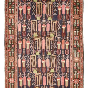 Persisk teppe - Nomadisk - 243 x 148 cm - lys rød