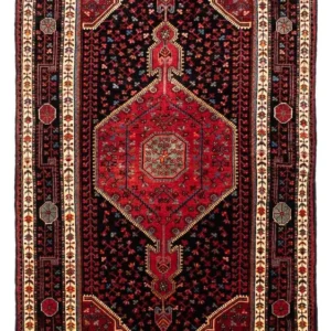 Persisk teppe - Nomadisk - 246 x 136 cm - mørkeblå