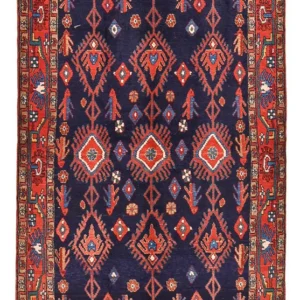 Persisk teppe - Nomadisk - 250 x 142 cm - mørkeblå