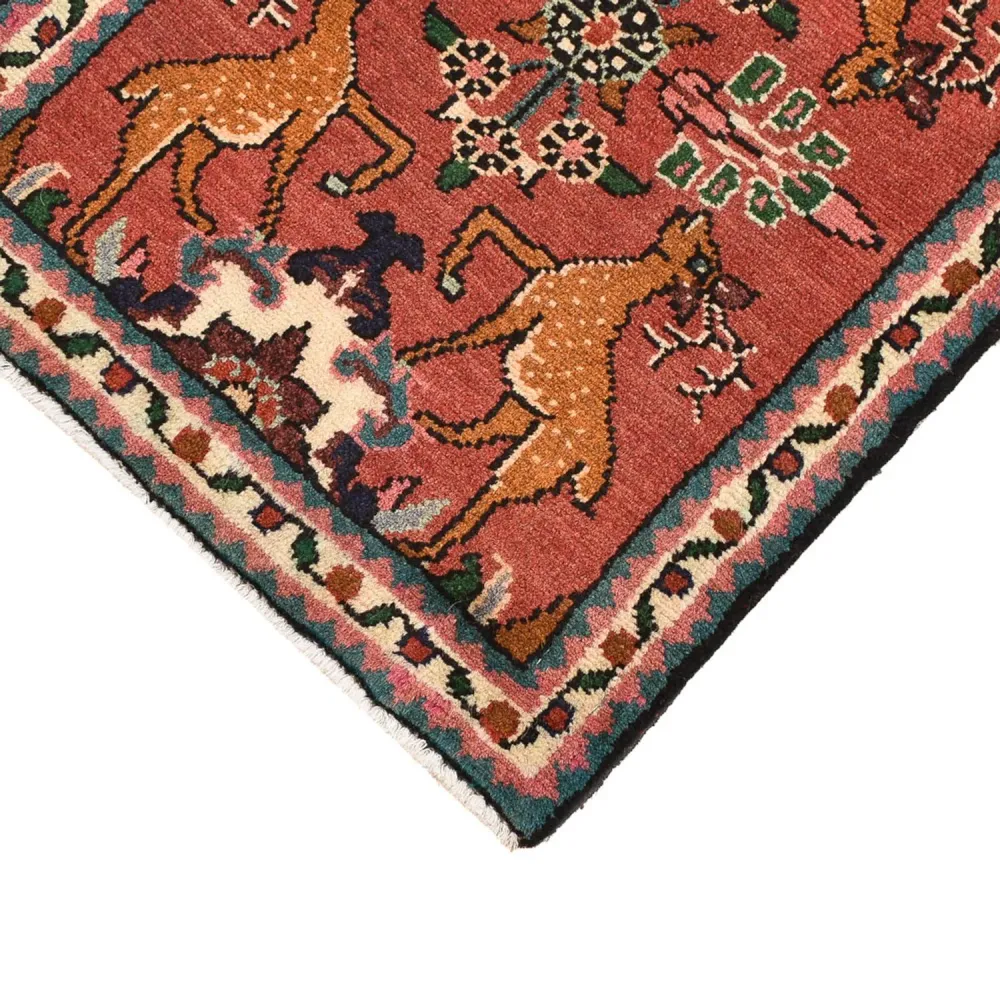 Persisk teppe - Nomadisk - 71 x 50 cm - rød