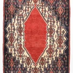 Persisk teppe - Nomadisk - 83 x 63 cm - rød