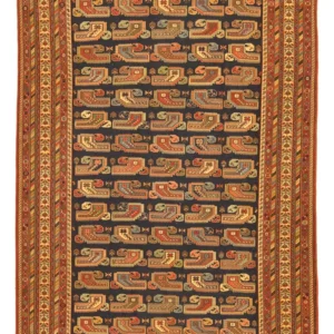Persisk teppe - Nomadisk - 283 x 194 cm - mørkeblå