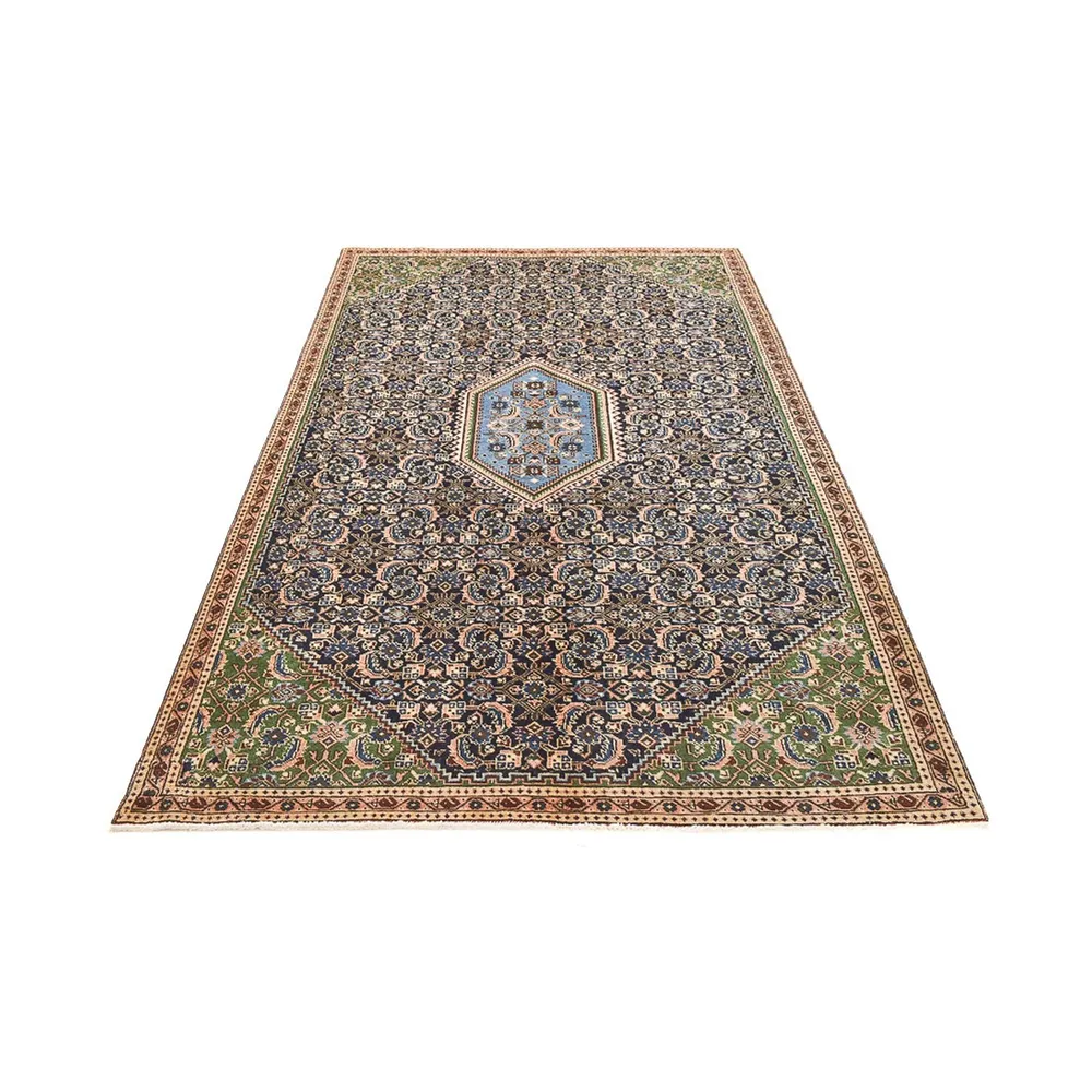 Persisk teppe - Nomadisk - 288 x 181 cm - mørkegrønn
