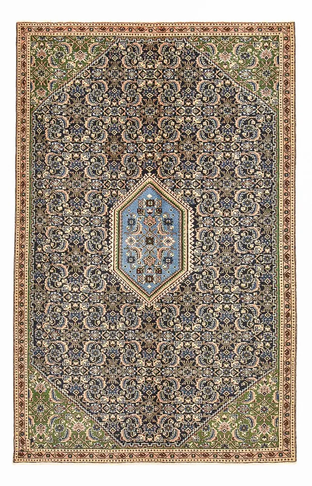 Persisk teppe - Nomadisk - 288 x 181 cm - mørkegrønn