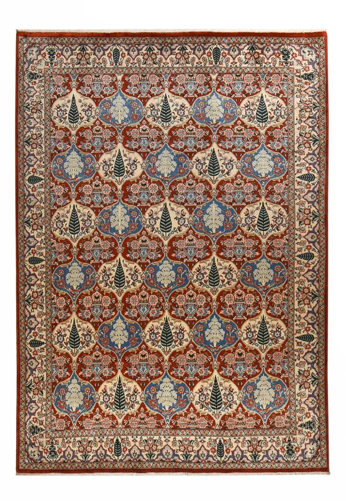 Persisk teppe - Nomadisk - 288 x 198 cm - flerfarget