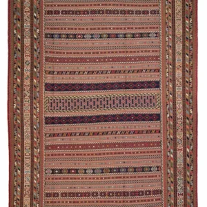 Persisk teppe - Nomadisk - 290 x 197 cm - flerfarget