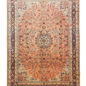Persisk teppe - Nomadisk - 291 x 211 cm - oransje