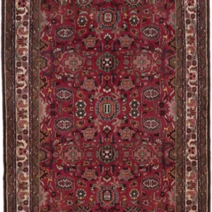 Persisk teppe - Nomadisk - 295 x 195 cm - mørk rød