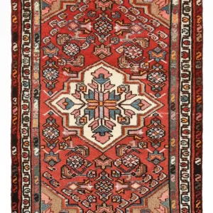 Persisk teppe - Nomadisk - 95 x 65 cm - rød