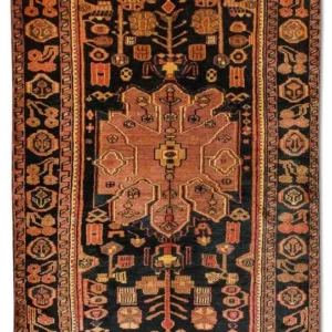 Persisk teppe - Nomadisk - 300 x 150 cm - blå