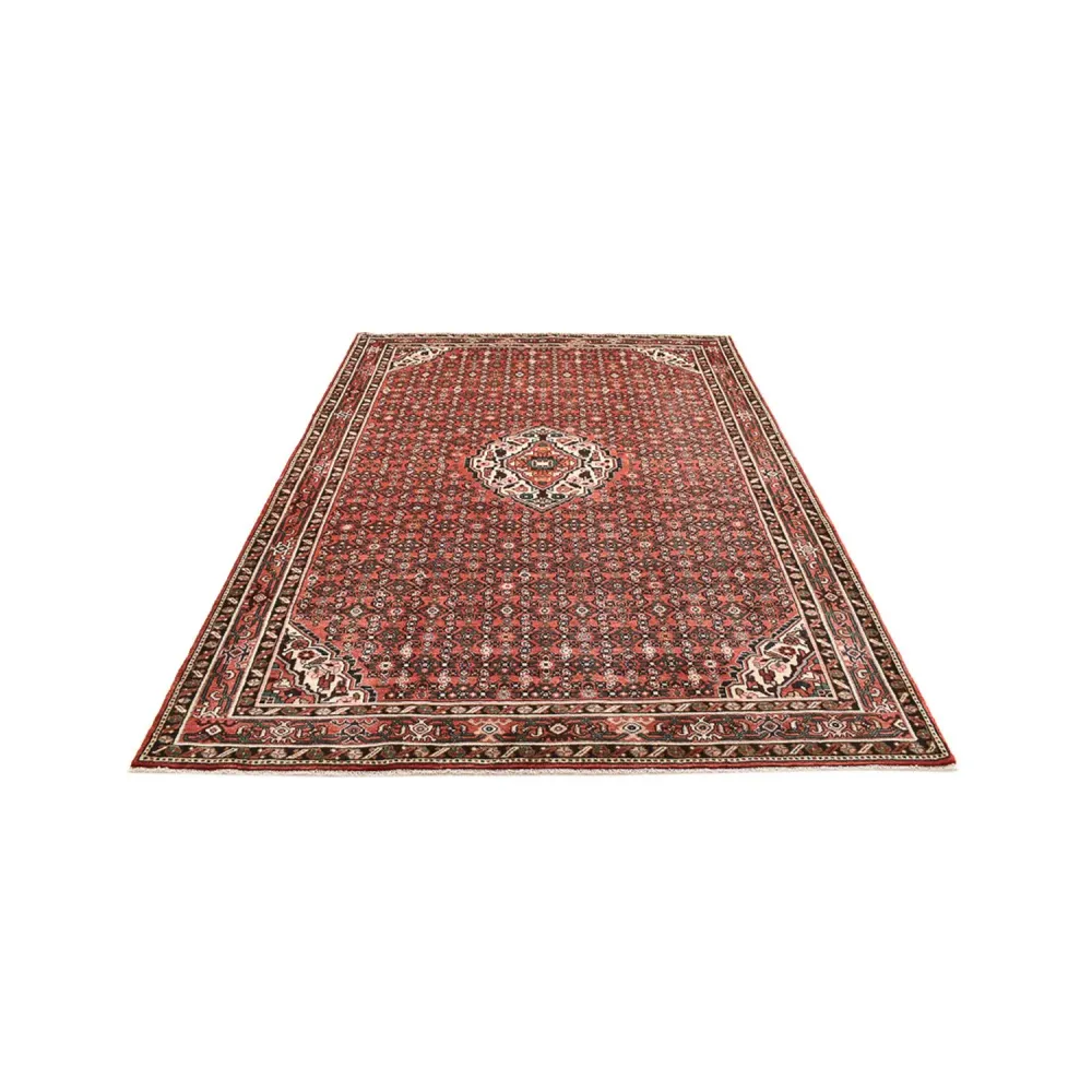 Persisk teppe - Nomadisk - 300 x 211 cm - lys rød
