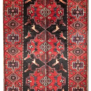 Persisk teppe - Nomadisk - 302 x 153 cm - blå